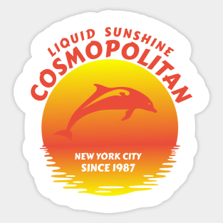 Cosmopolitan - Liquid sunshine 1987 Sticker